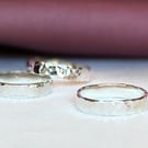 Zest hammered ring