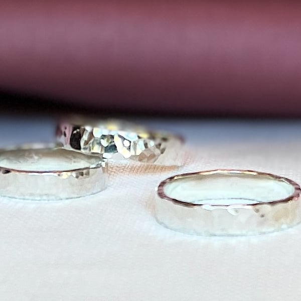 Zest hammered ring