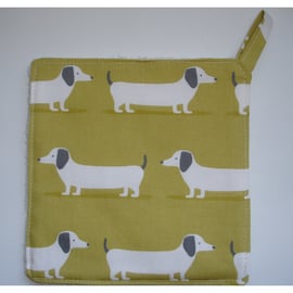 Pot Holder Dachshund Potholder Kitchen Grab Mat Pad