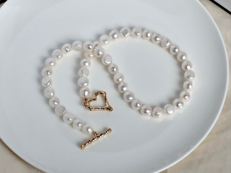 Eternal Love Freshwater Pearl Necklace