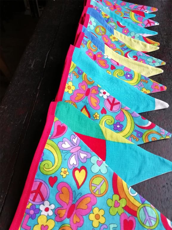 Bright Fun Bunting for Special Occasions or Everyday!