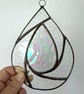 Stained Glass Raindrop Suncatcher - Handmade Hanging Decoration - Multi - Image 7