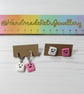 NEW pink and white marshmallow earrings LIMITED NUMBERS - Image 2