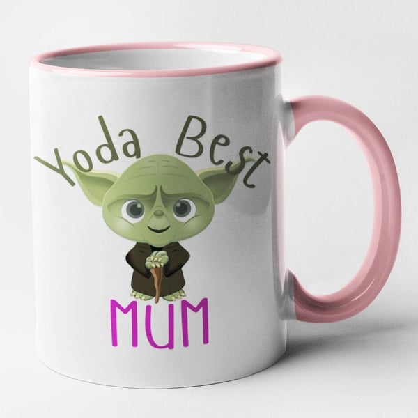 Yo da Best Mum Mug Mother's Day Coffee Cup Funny Humour Gift for Mum Mummy