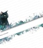 Letter Writing Paper Black Cat - Image 5