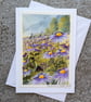 Lilac Daisies. Blank Card. Keepsake. 260192 - Image 4