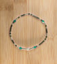 Bracelet Morse Code I love you I love you I love you sterling silver & hematite  - Image 7