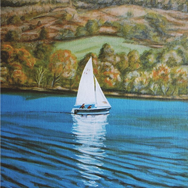 Autumn on Windermere original painting