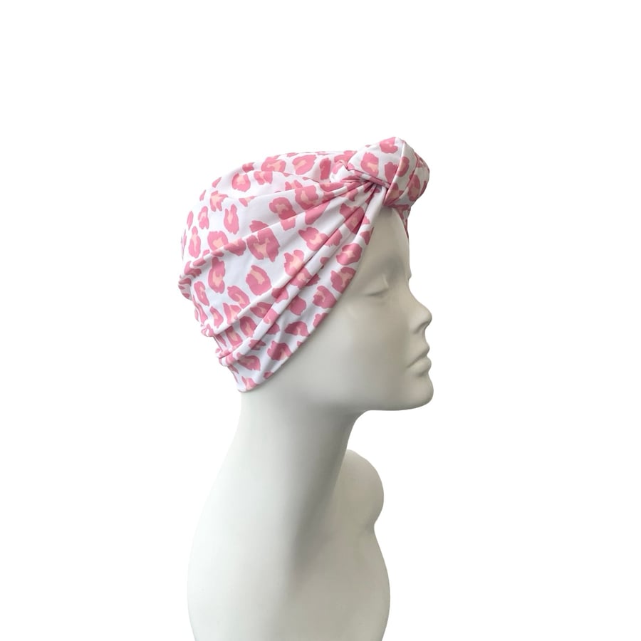 SPF 50 Hair Care Summer Knot Turban Hat for Women, UV Protection Turban Hat