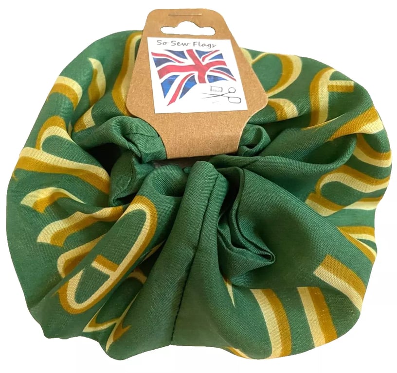 Easter Rising Irish Ireland Flag Hair Scrunchie Scrunchies Accessory Band Elasti