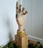 Pyrography primrose wooden bangle  - Image 2