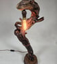 Rustic Hand Made Table Bedside Lamp - Image 8