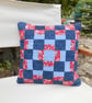 Complete cushion machine stitched patchwork country style  - Image 1