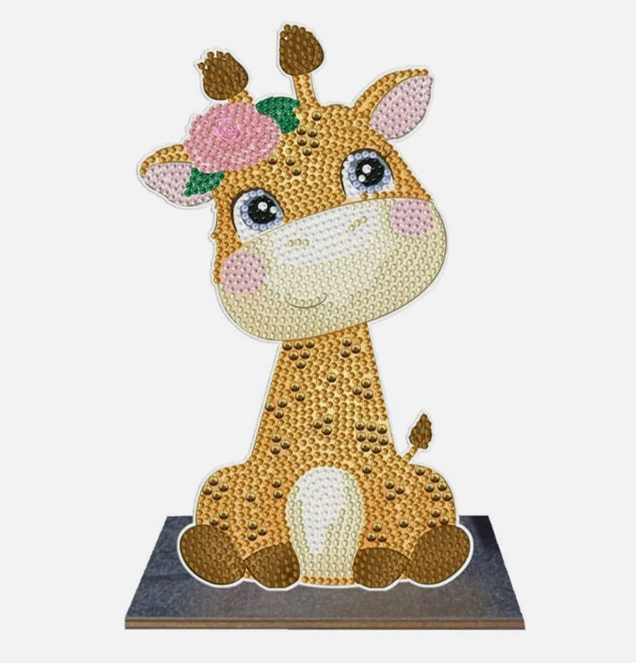 5D DIY Cute Baby Giraffe Diamond Painting Kit Crystal Embroidery Rhinestone Appr