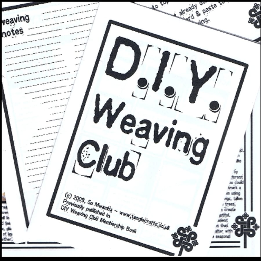 Join the DIY Weaving Club! - a DIY Weaving how-to zine