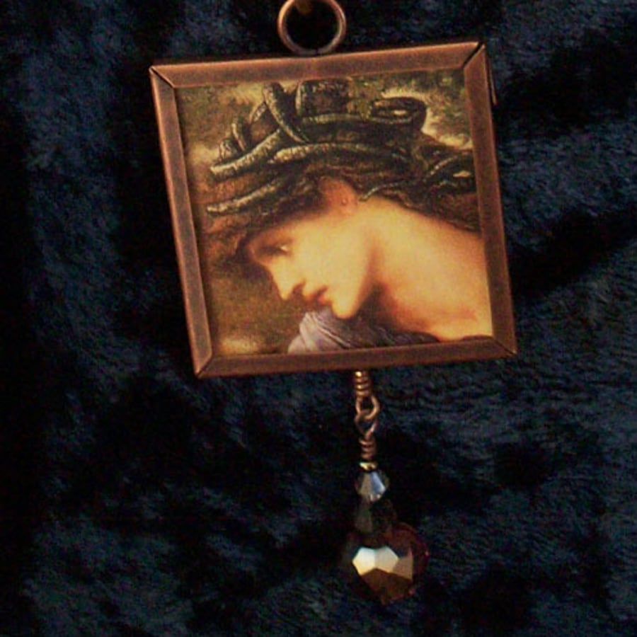 Burne Jones "The Beguiling of Merlin" Art Necklace REVERSIBLE