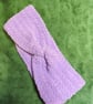 Light Purple Glitter Headband Ear Warmer - Image 1