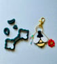 Bumblebee keyring or bag charm cutter set for polymer clay 