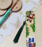 Santa clause Christmas bookmark