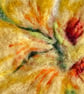 Hand Felted Nasturtium Textile Artwork  - Image 5