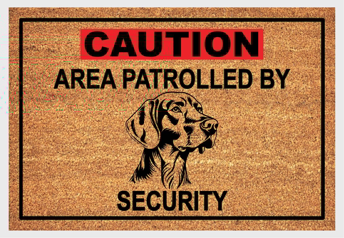 German Shorthaired Pointer Security Door Mat - 3 Sizes