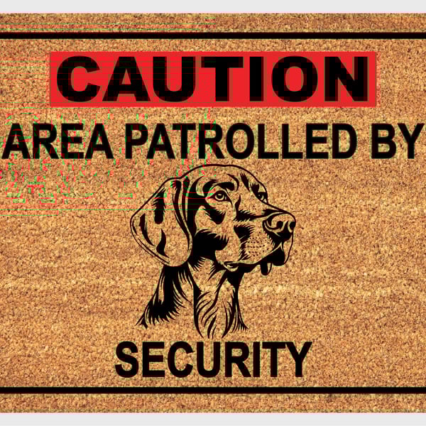 German Shorthaired Pointer Security Door Mat - 3 Sizes