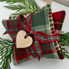 LAVENDER SACHET BUNDLE - red and green tartan