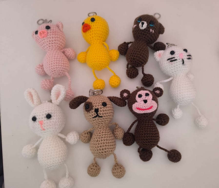 Crochet keychain