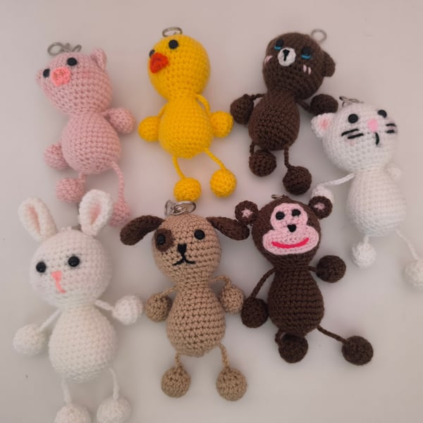 Crochet keychain