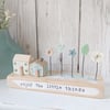 Little Wooden Houses with Clay & Button Garden 'Enjoy the little things'
