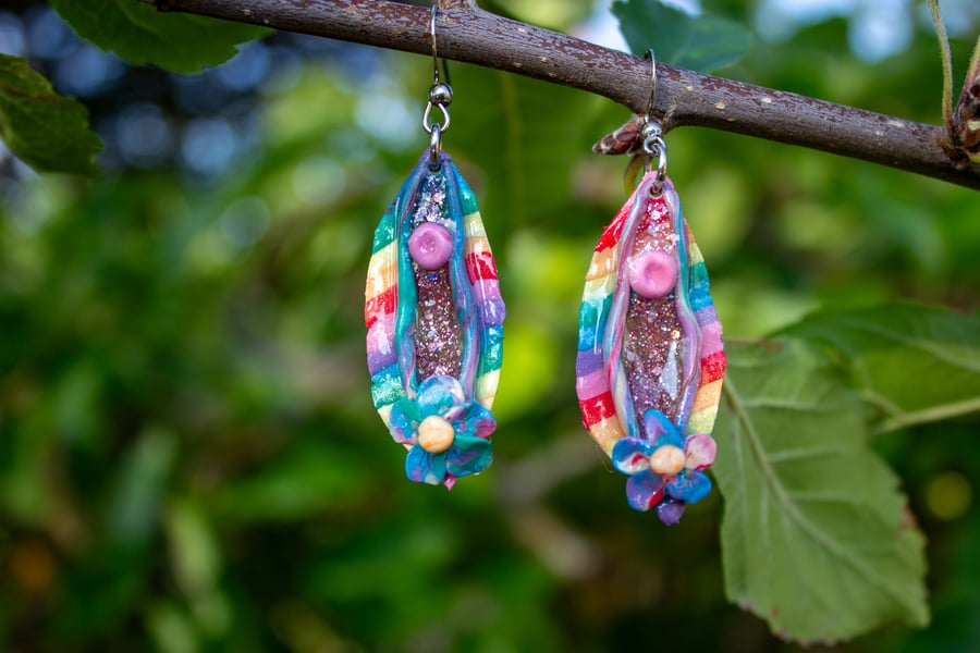 PRIDE Yoni Earrings 