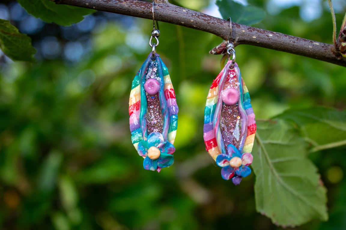 PRIDE Yoni Earrings 