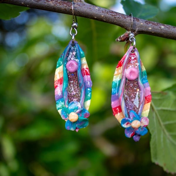 PRIDE Yoni Earrings 