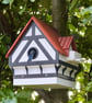 Homemade Tudor Bird House with Feeder (Magnetic) - Image 1