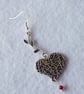Gothic Entangled Heart Earrings - Image 3