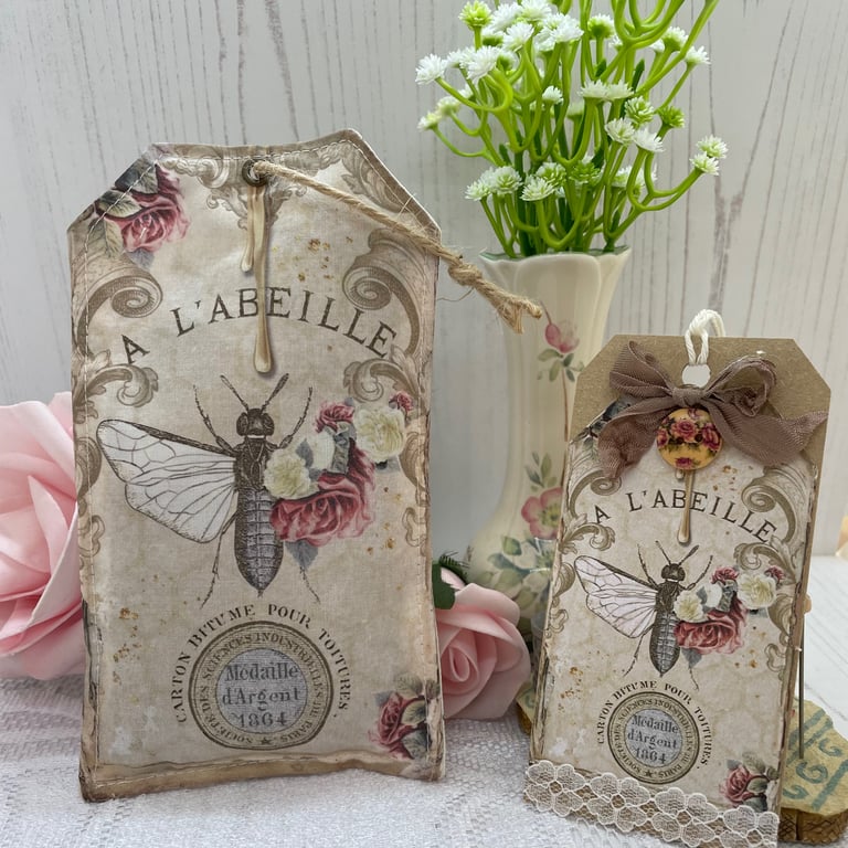 Lavender Sachet, Gift Tag & Glassine Bag D2 by Carolee Crafts PB2 - 0006 