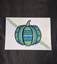 A5 Halloween Print - Unframed Doodle Pumpkin Art