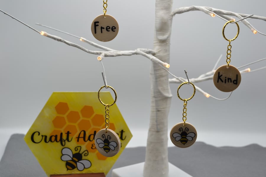 Bee Collection - Bee Happy, Bee Safe, Bee Free, Bee Kind