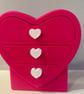 3D Printed Adorable Heart Jewellery Organiser - Rings, Earrings & More