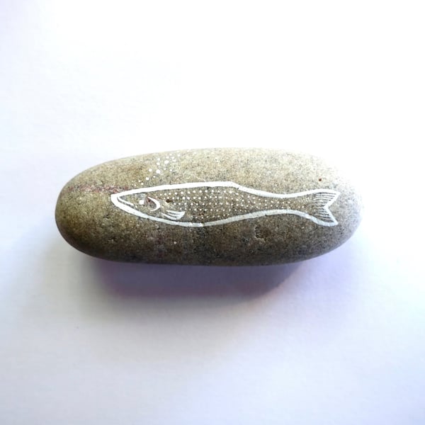 Painted Fish Stone - MADE TO ORDER