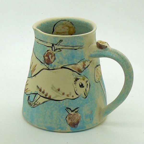 Owl & Mouse Jug or Vase 