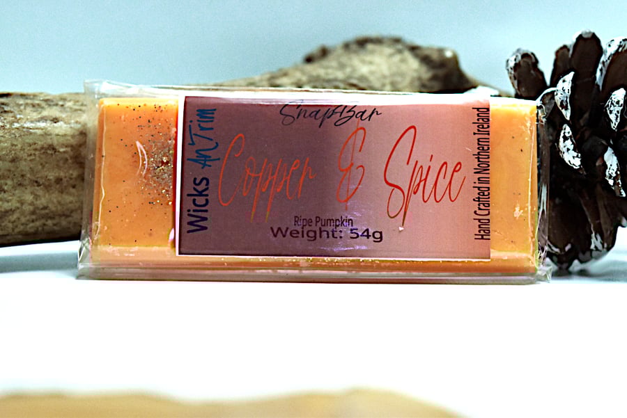 Copper & Spice Highly Scented Hand Crafted Soy Wax SnapBar