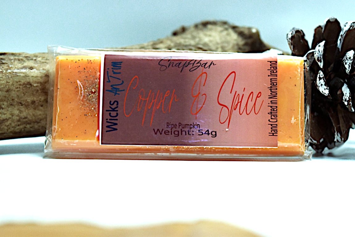 Copper & Spice Highly Scented Hand Crafted Soy Wax SnapBar