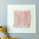 Slow Stitch Abstract Textile Art