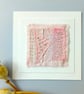 Slow Stitch Abstract Textile Art - Image 1