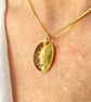 9ct Gold Ormer Shell Inspired Pendants - Image 1