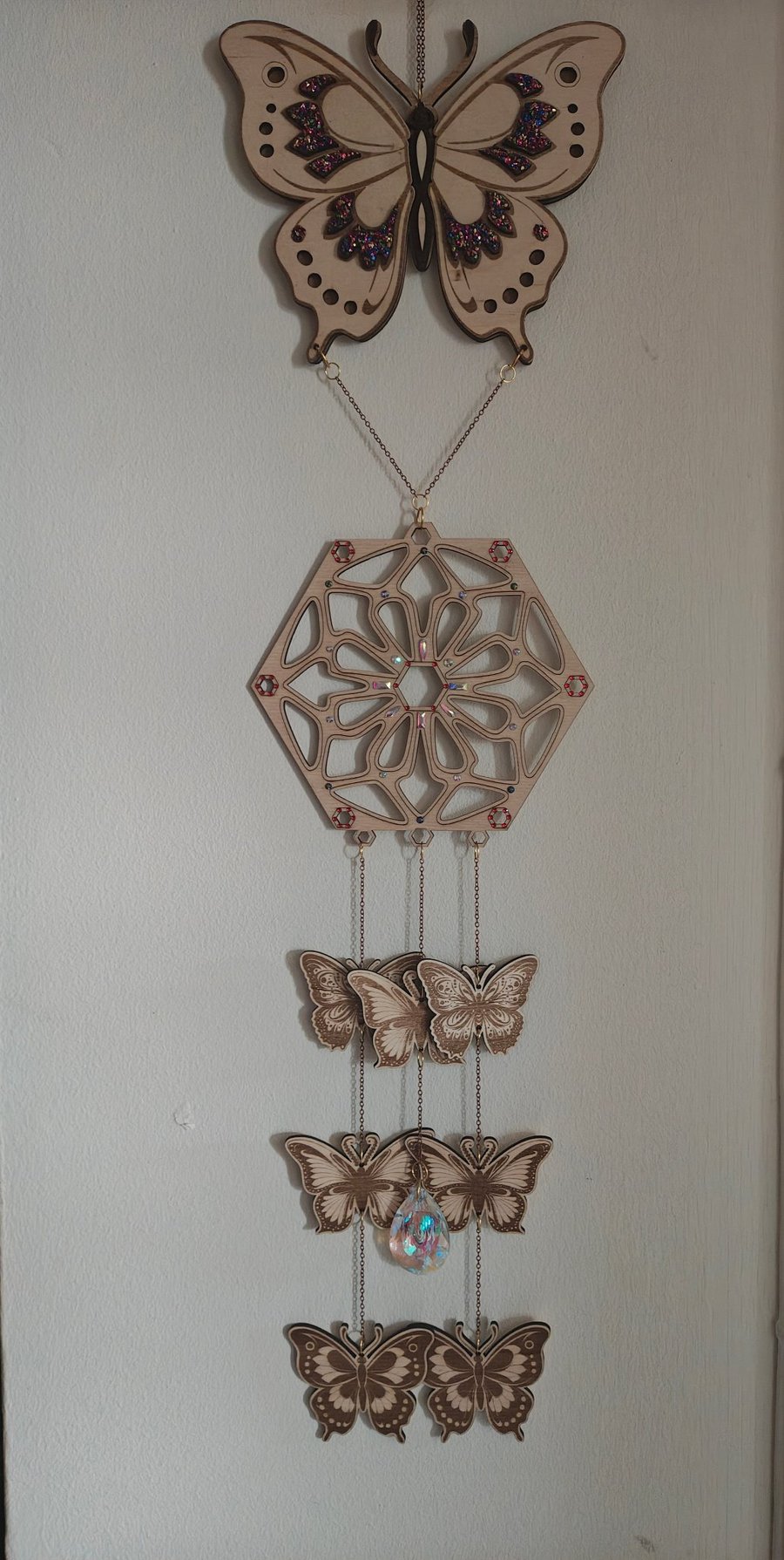 Butterfly dreamcatcher