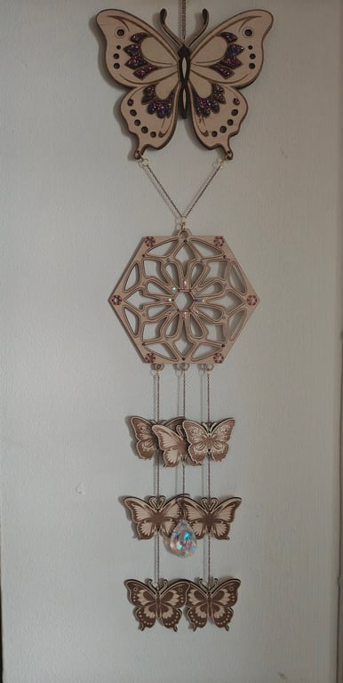 Butterfly dreamcatcher