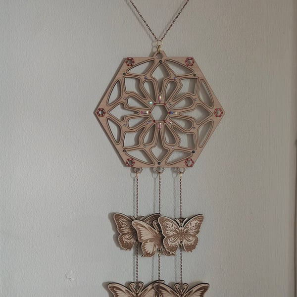 Butterfly dreamcatcher