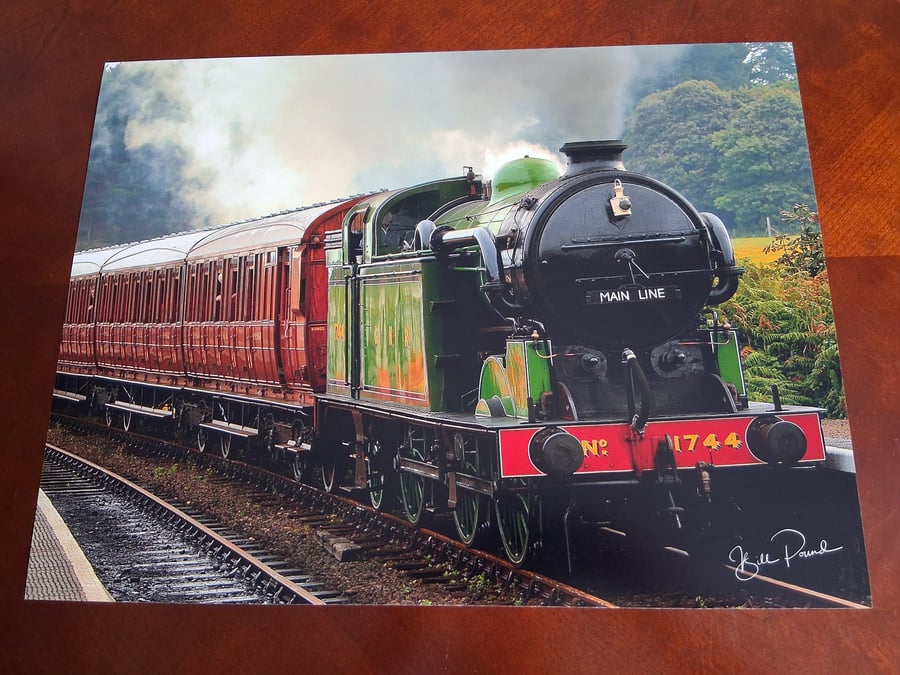 TRAIN PHOTO 16 X 12
